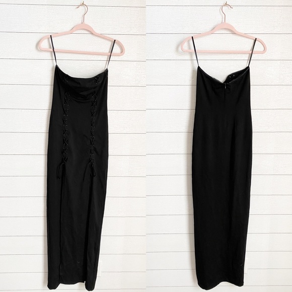 NWT Chrissy Teigen Phoebe Lace Up Gown - Picture 2 of 5